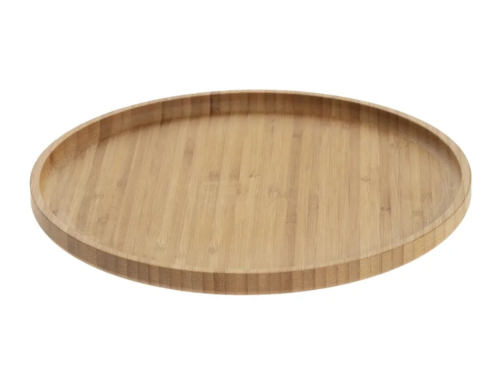 Εικόνα Ξύλινος Δίσκος Σερβιρίσματος Secret De Gourmet από Ξύλο Bamboo, 26.5x26.5x1.5cm